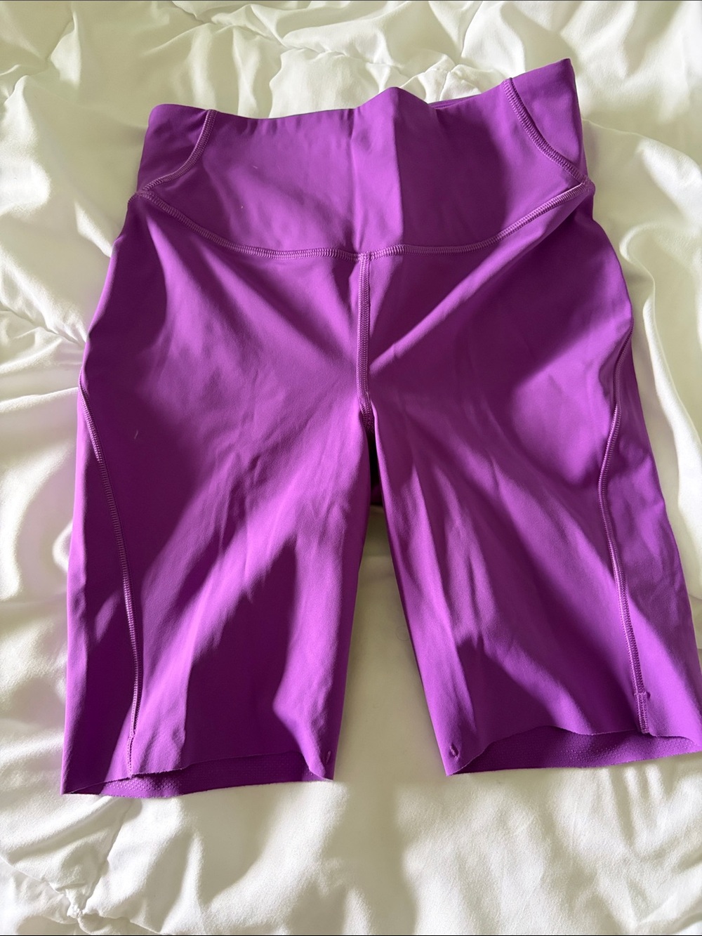 Lululemon High-Waist Purple Women's Bike Shorts